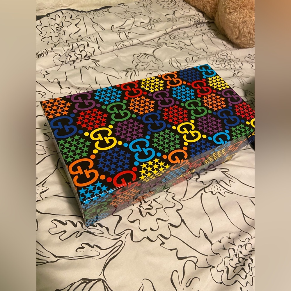 Gucci Psychedelic slides (rainbow pattern) Size 37 EU / 6.5 US - Picture 6 of 6